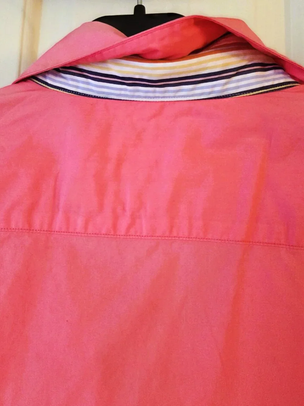 Robert Graham Pink Button Down Embroidery Striped Cuff Shirt Fits Cotton Ribbon - Picture 4 of 16